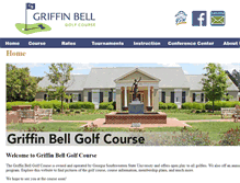 Tablet Screenshot of griffinbellgolf.com